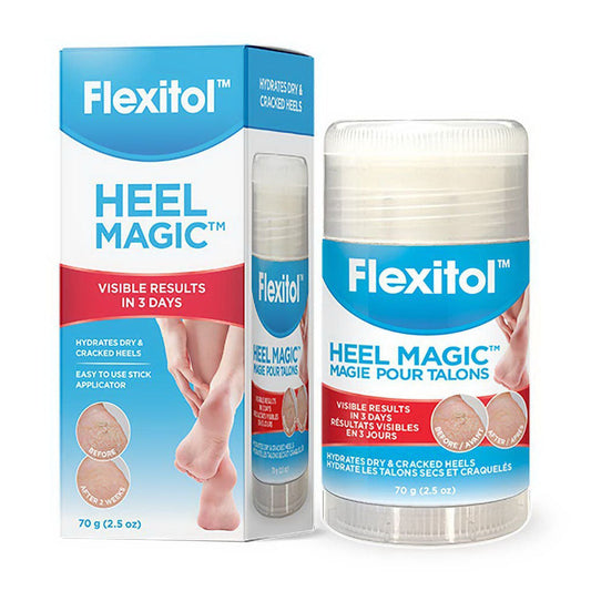 Flexitol Heel Magic For Dry Skin Or Rough Heels With Shea Butter & Vitamin E, 2.5 Ounce