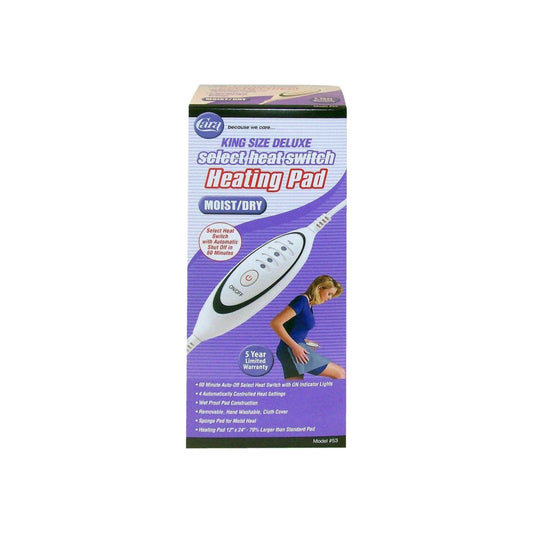 Cara Heating Pad Slide Switch Moist/Dry King Size Deluxe 1 Ea