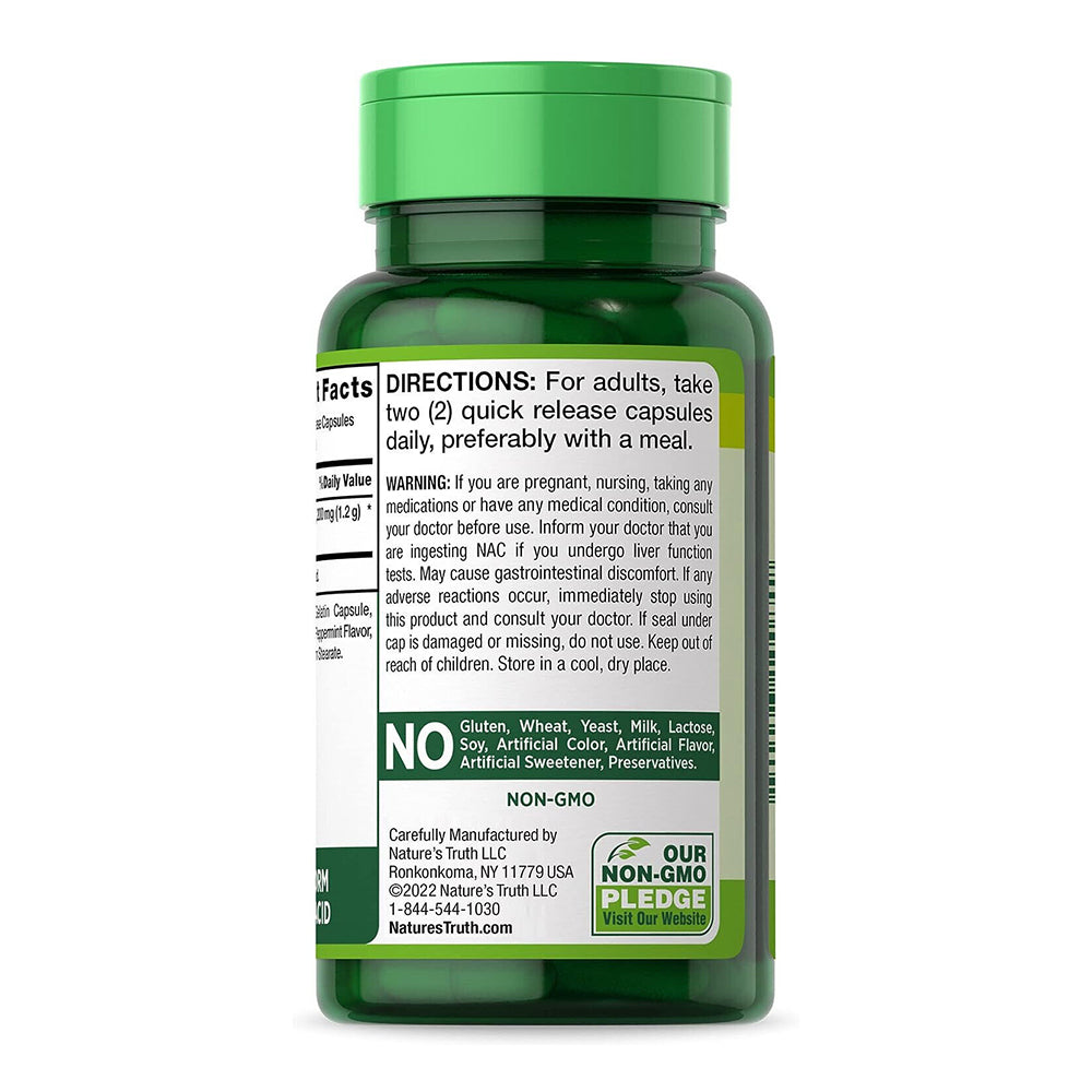 Nature'S Truth Nac - 1200Mg, 60 Capsules