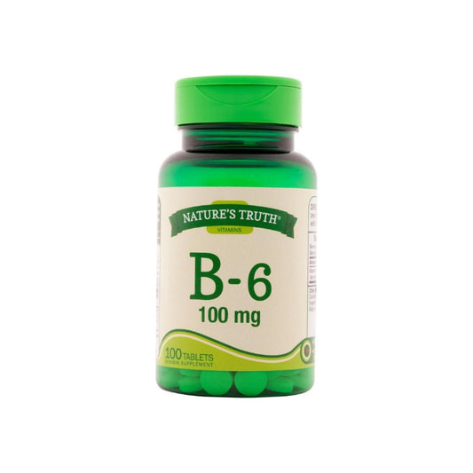 Nature'S Truth Vitamin B-6 100 Mg Tablets, 100 Ea