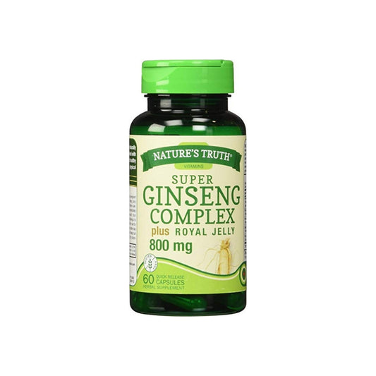 Nature'S Truth Ginseng Complex 800 Mg Herbal Supplement, 60 Ea