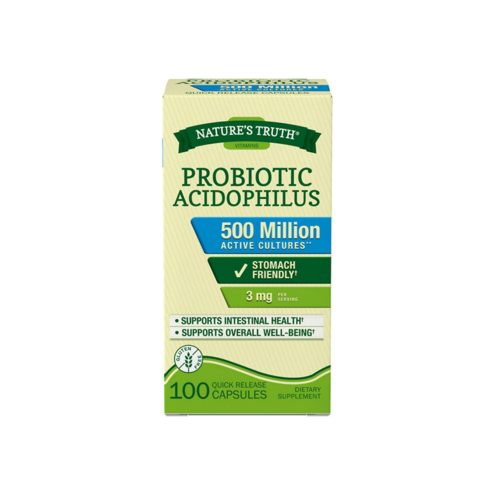 Nature'S Truth Probiotic Acidophilus 500 Million 100 Ea