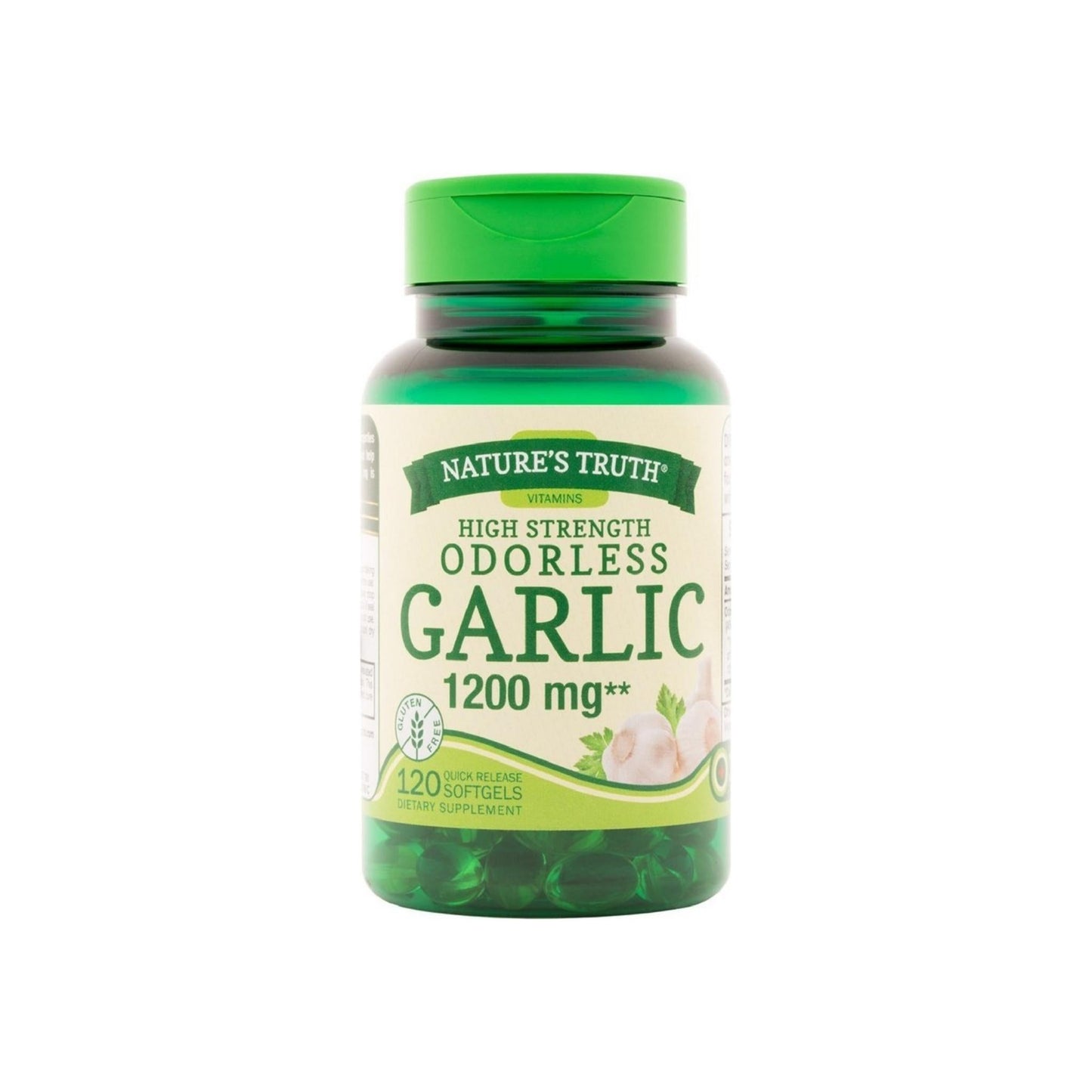 Nature'S Truth Garlic 1200 Mg Odorless Supplements 120 Ea
