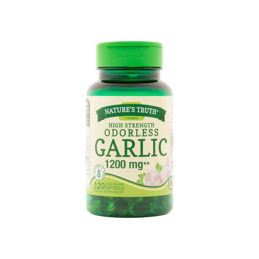 Nature'S Truth Garlic 1200 Mg Odorless Supplements 120 Ea