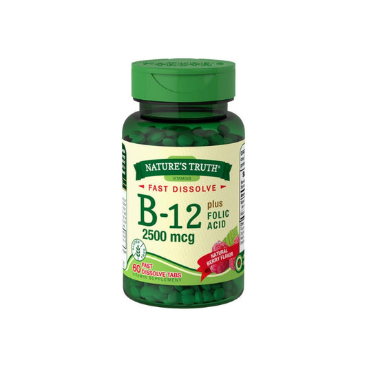 Nature'S Truth B-12 Fast Dissolve Tablets, Berry, 60 Ea