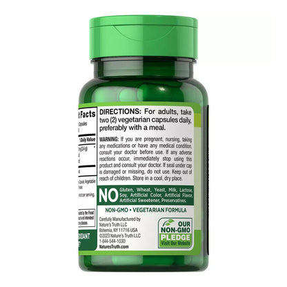 Bilberry Fruit Extract Capsules 2400Mg 100 Count Non-Gmo & Gluten Free By Nature'S Truth