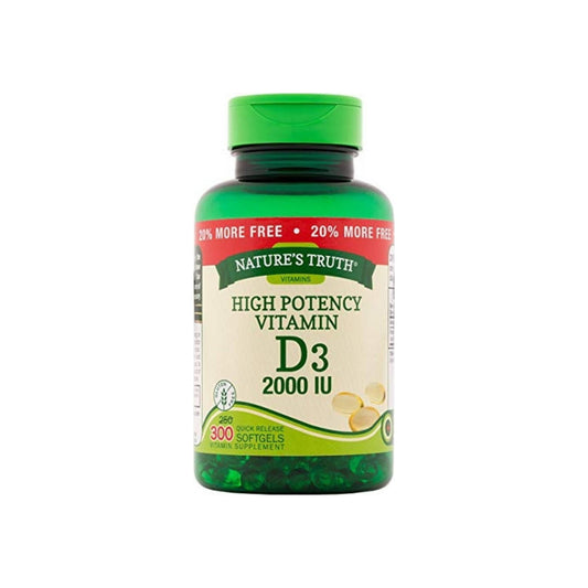 Nature'S Truth High Potency Vitamin D3 2000 Iu, 300 Ea
