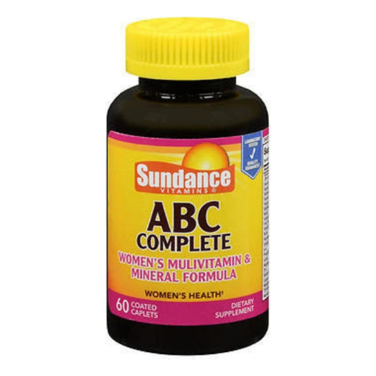 Sundance Vitamins Abc Complete Women'S Multivitamin & Mineral Formula, 60 Ea