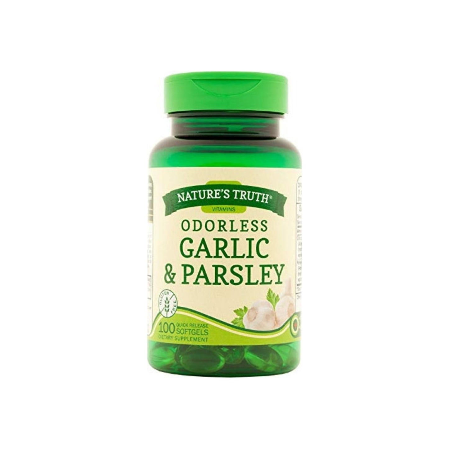 Nature'S Truth Odorless Garlic & Parsley, 100 Ea
