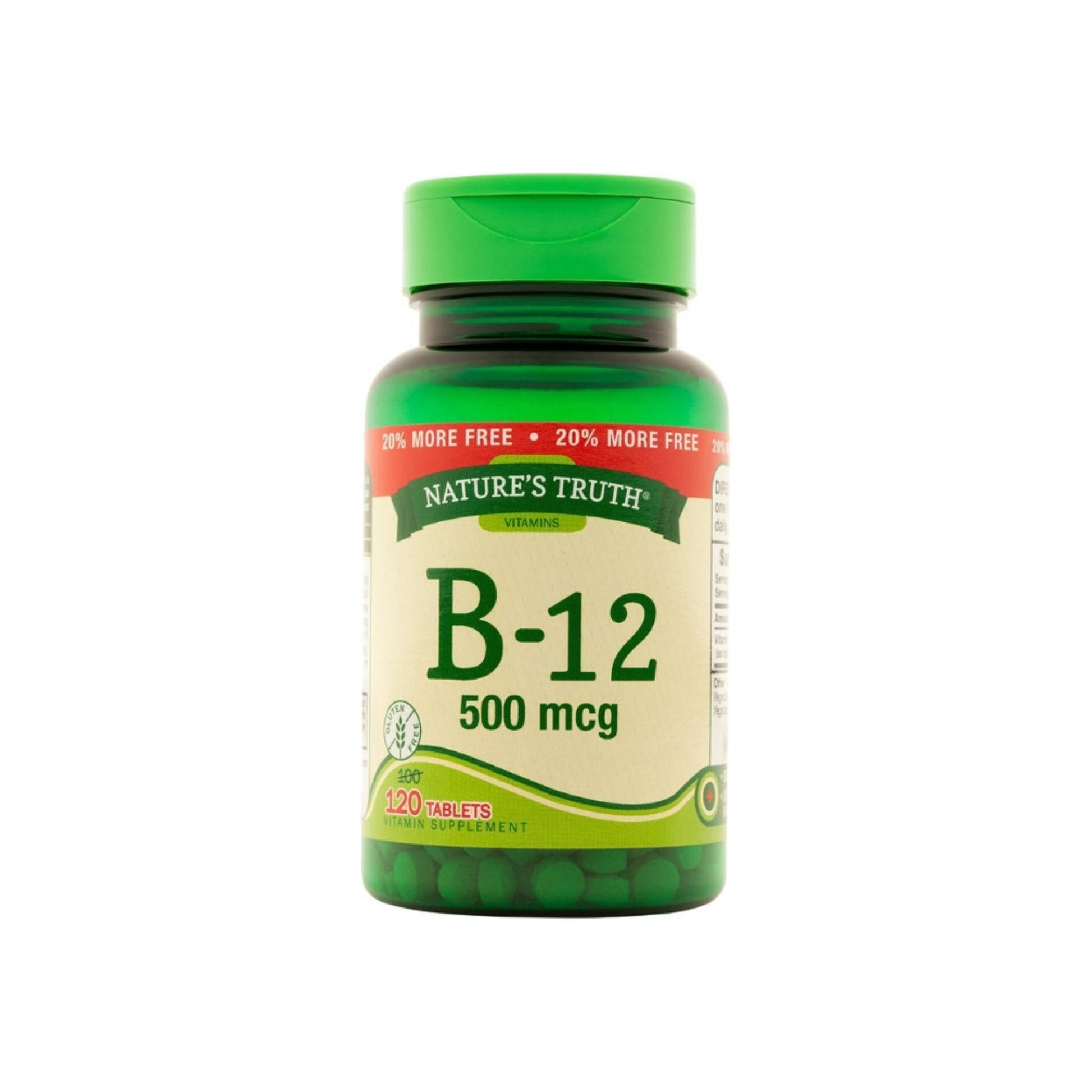 Nature'S Truth Vitamin B-12 Tablets 500 Mg, 120 Ea