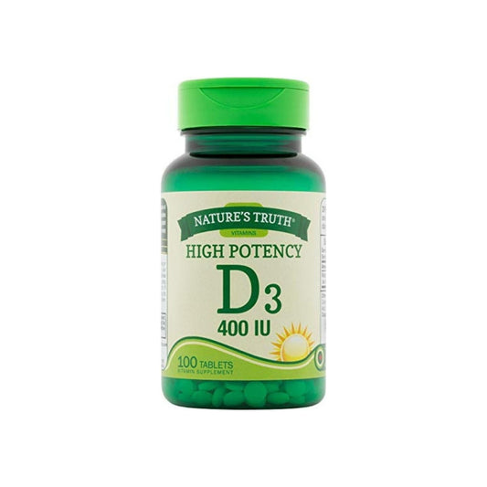 Nature'S Truth Vitamin D3, 400 Iu, 100 Ea