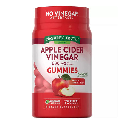 Nature'S Truth Apple Cider Vinegar Gummies, 600 Mg - 75 Count