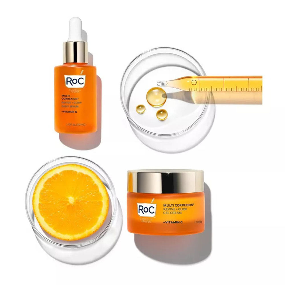 Roc 10% Vitamin C Face Serum - Anti-Aging, Skin Tone & Dark Spot Treatment 1.5 Oz
