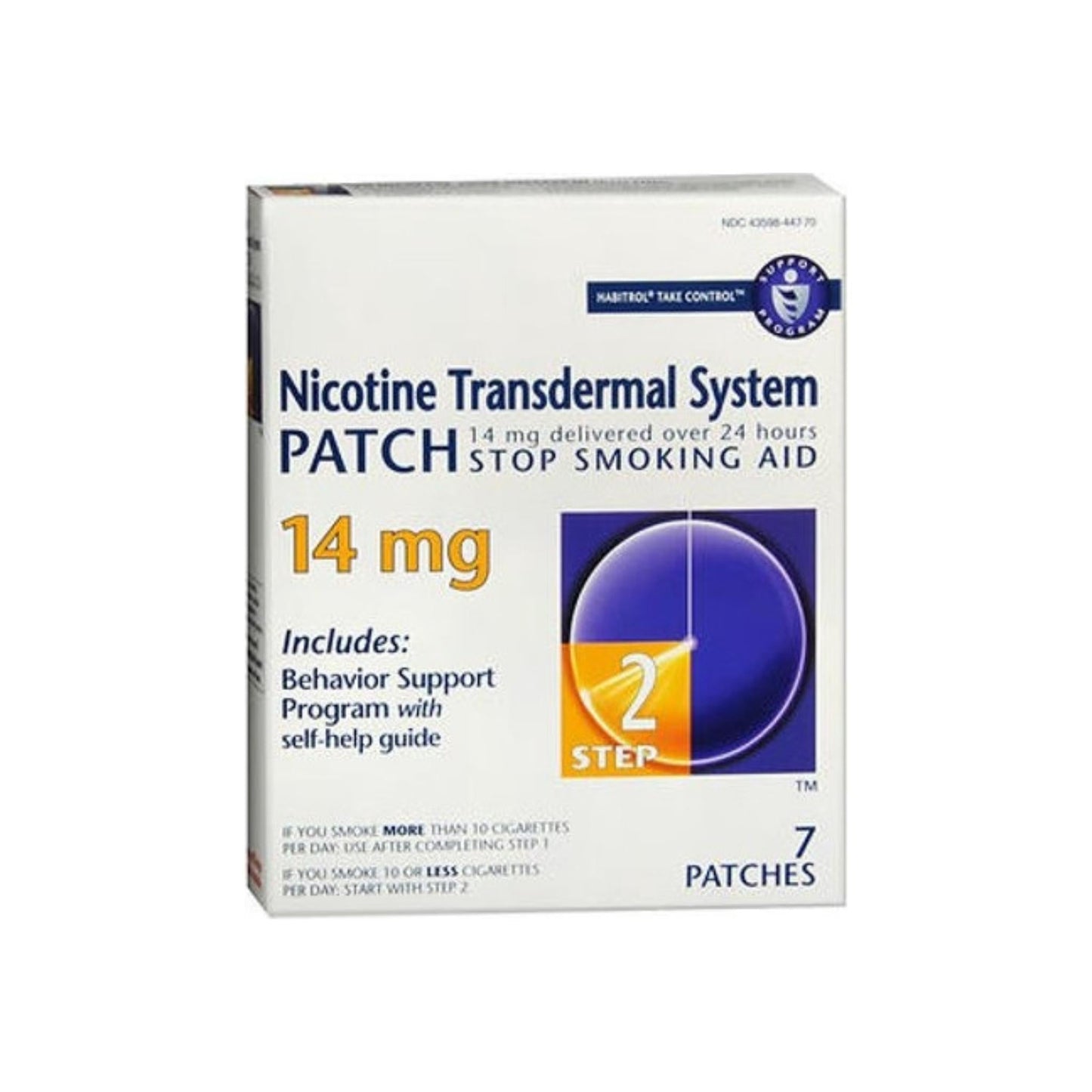 Habitrol Nicotine Transdermal System Patch 14 Mg Step 2, 7 Ea