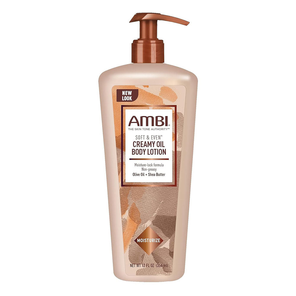 Ambi Soft & Even Creamy Oil Body Lotion - 12 Oz