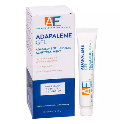 Acne Free Adapalene Gel 0.1%, Once-Daily Topical Retinoid Acne Treatment, 30 Day Supply, 0.5 Ounce