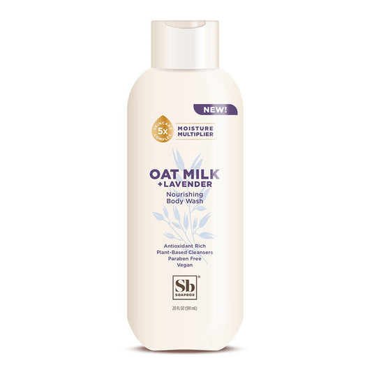 Soap Box Body Wash, Oat Milk And Lavender, 20 Oz