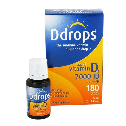 Ddrops Adults 2000Iu 180 Drops - 0.17Fl.Oz