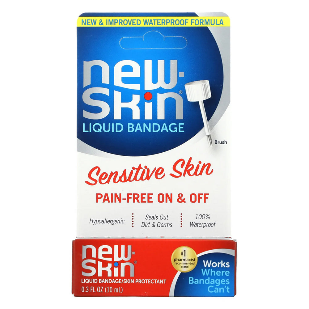 New Skin, Liquid Bandage Skin Protectant, Sensitive Skin - 0.3 oz
