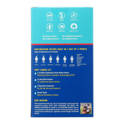 Liquid I.V. Hydration Multiplier, Electrolyte Powder, 0.56 Oz