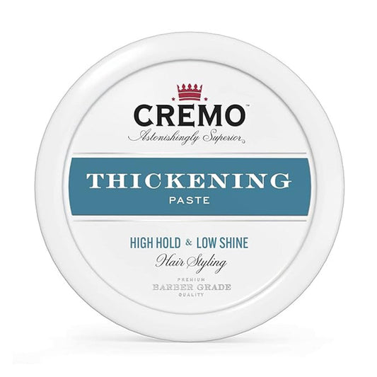 Cremo Premium Barber Grade Hair Styling Thickening Paste, High Hold, Low Shine, 4 Oz