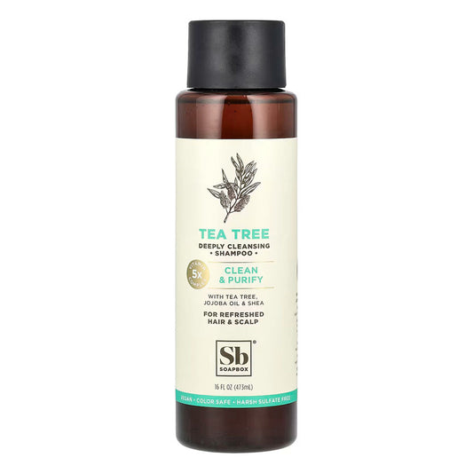 Soapbox Tea Tree Clean & Purity Hair Shampoo, 16 Oz
