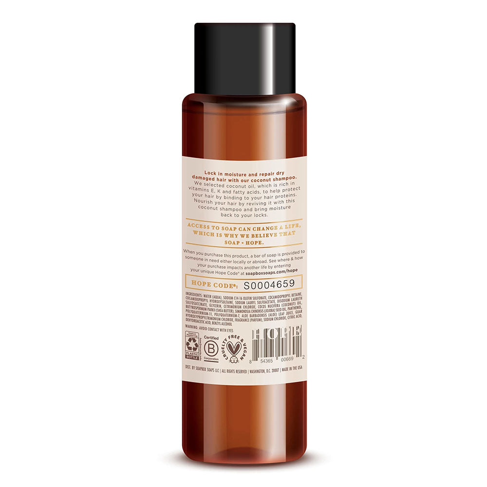 Soapbox, Moisture & Nourish Coconut Oil Shampoo, 16 Oz