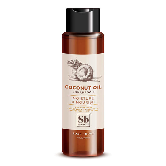 Soapbox, Moisture & Nourish Coconut Oil Shampoo, 16 Oz