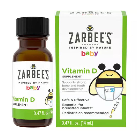Zarbee'S Naturals Baby Vitamin D Drops, 0.47 Oz
