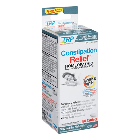 The Relief Products Constipation Relief Homeopathic Fast Dissolving Tablets 50 Ea