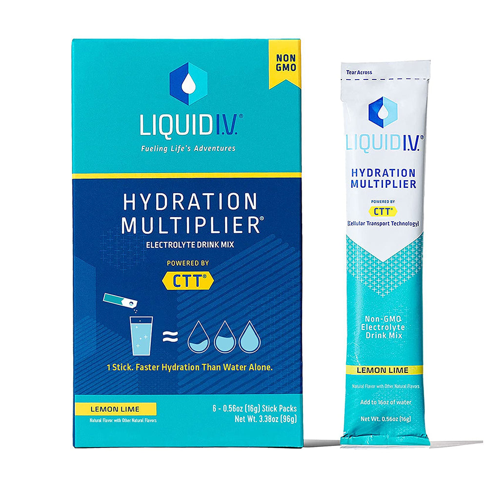 Liquid I.V. Hydration Multiplier Electrolyte Drink Mix Lemon Lime - 0.56 Oz X 6 Ea