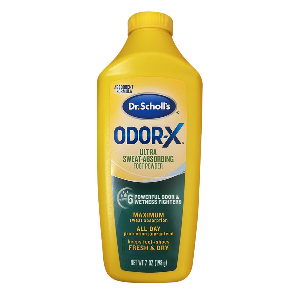 Dr. Scholl'S Odor-X Sweat Absorbing Foot Powder, 7 Ounce