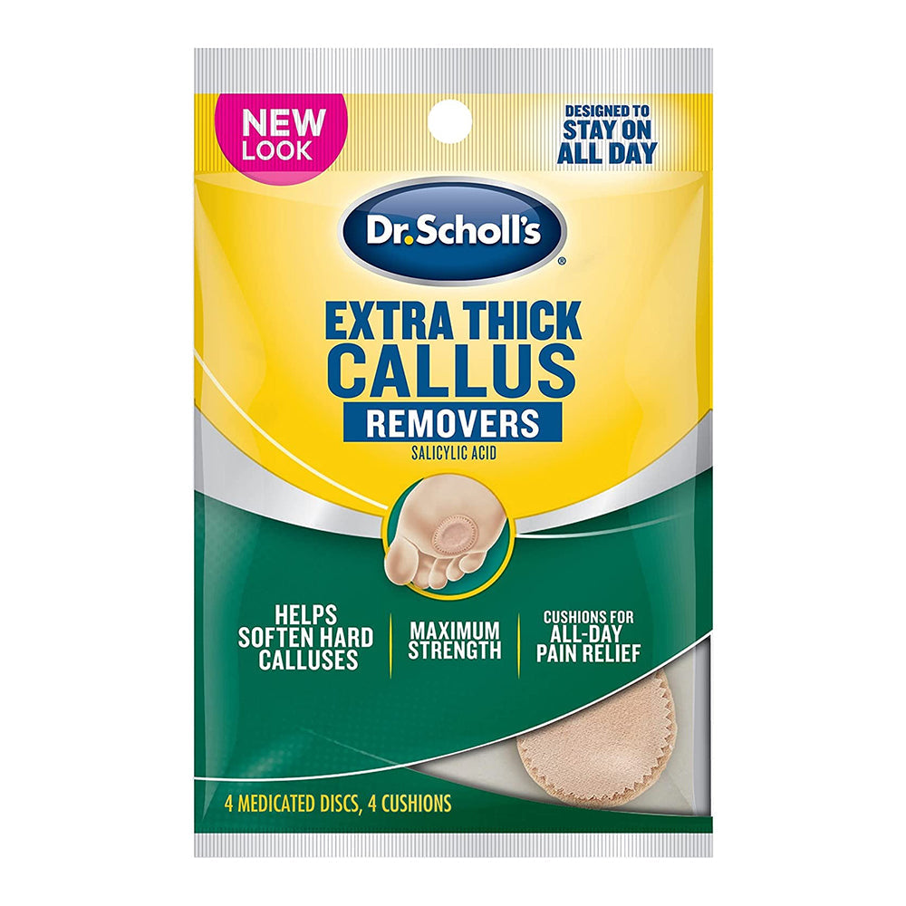 Dr. Scholl'S Extra Callus Removers, Extra Thick Pads, 4 Count
