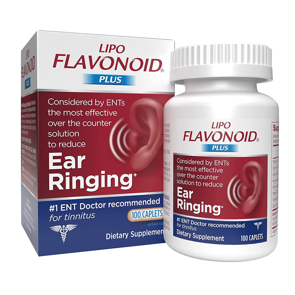 Lipo-Flavonoid Plus Dietary Supplement Ear Health Care- 100 Count