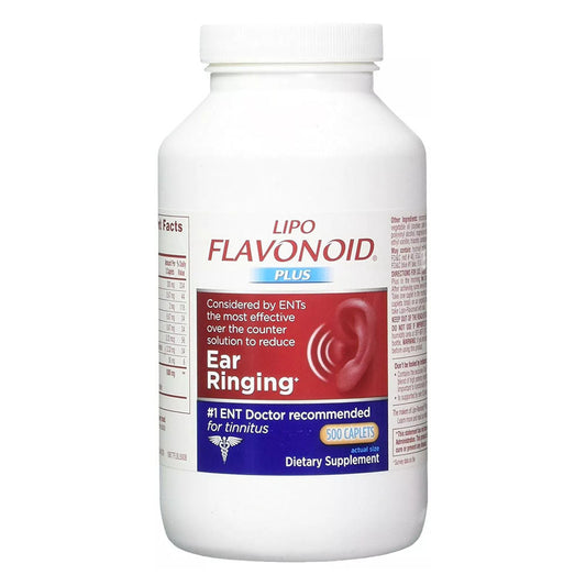 Lipo Flavonoid Plus, Tinnitus Relief For Ringing Ears, 500 Ct