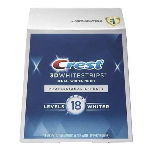 Crest 3D Whitestrips Professional Effects At-Home Teeth Whitening Kit, 20 Treatments