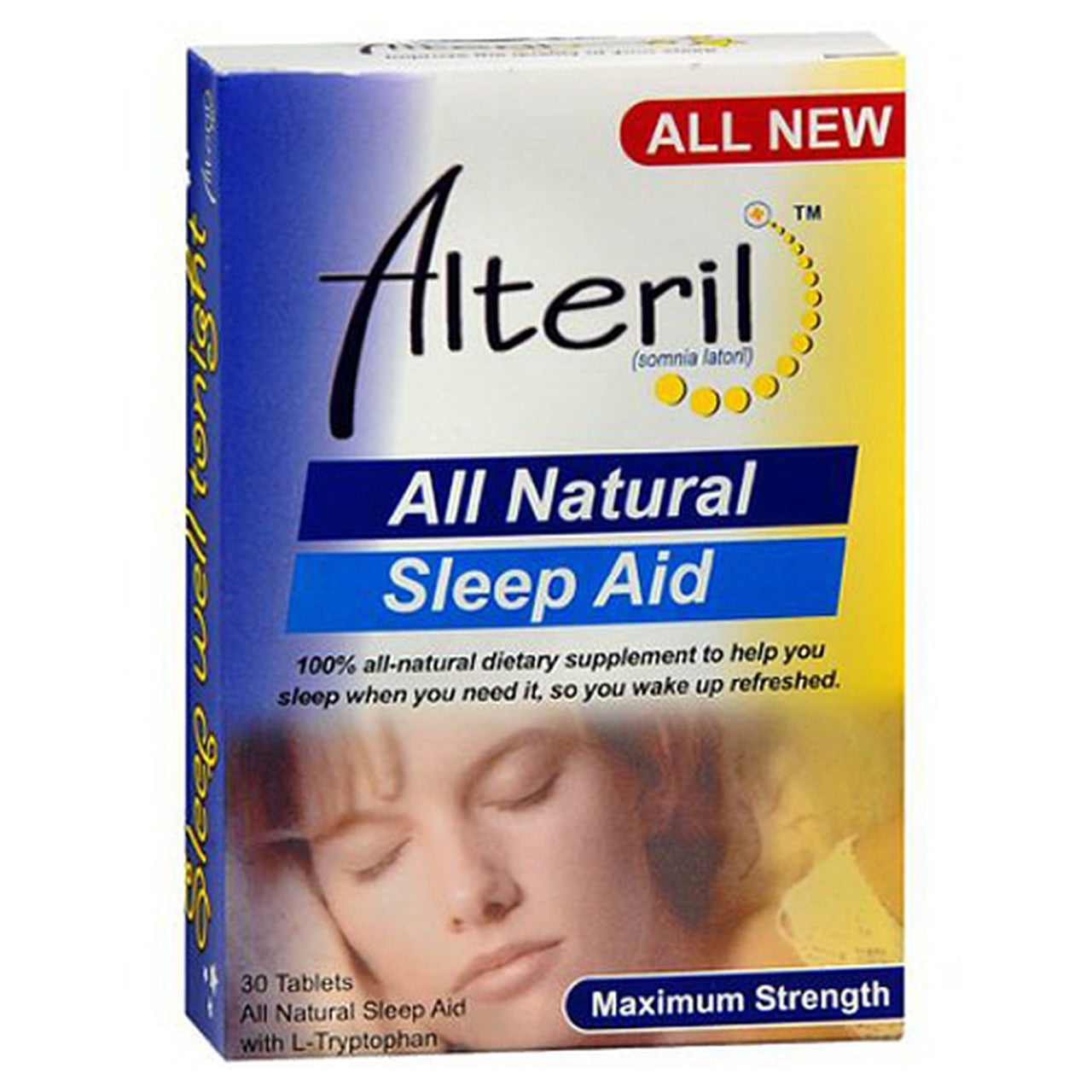Alteril All Natural Maximum Strength Sleep Aid Tablets - 30 Each