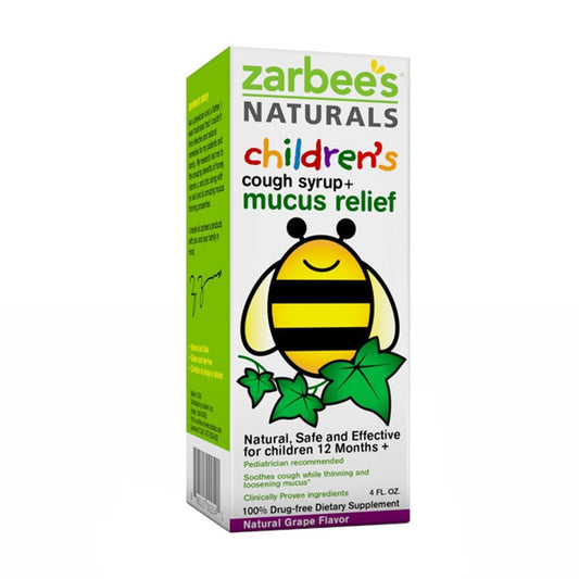 Zarbee'S Naturals Children'S Mucus Relief Natural Grape Syrup - 4 Fl Oz