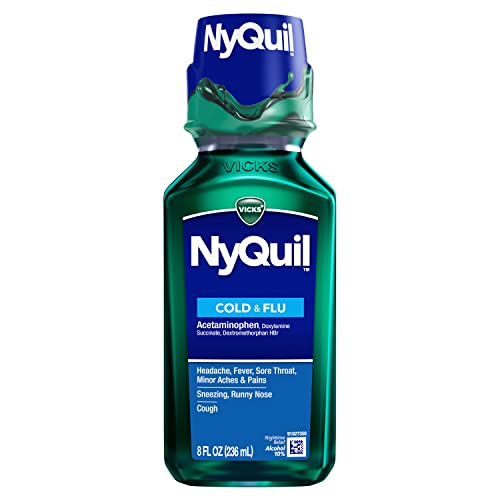 Vicks Nyquil Cold & Flu Relief - 8 Oz