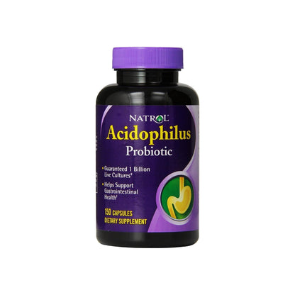 Natrol Acidophilus Probiotic Capsules 150 Ea