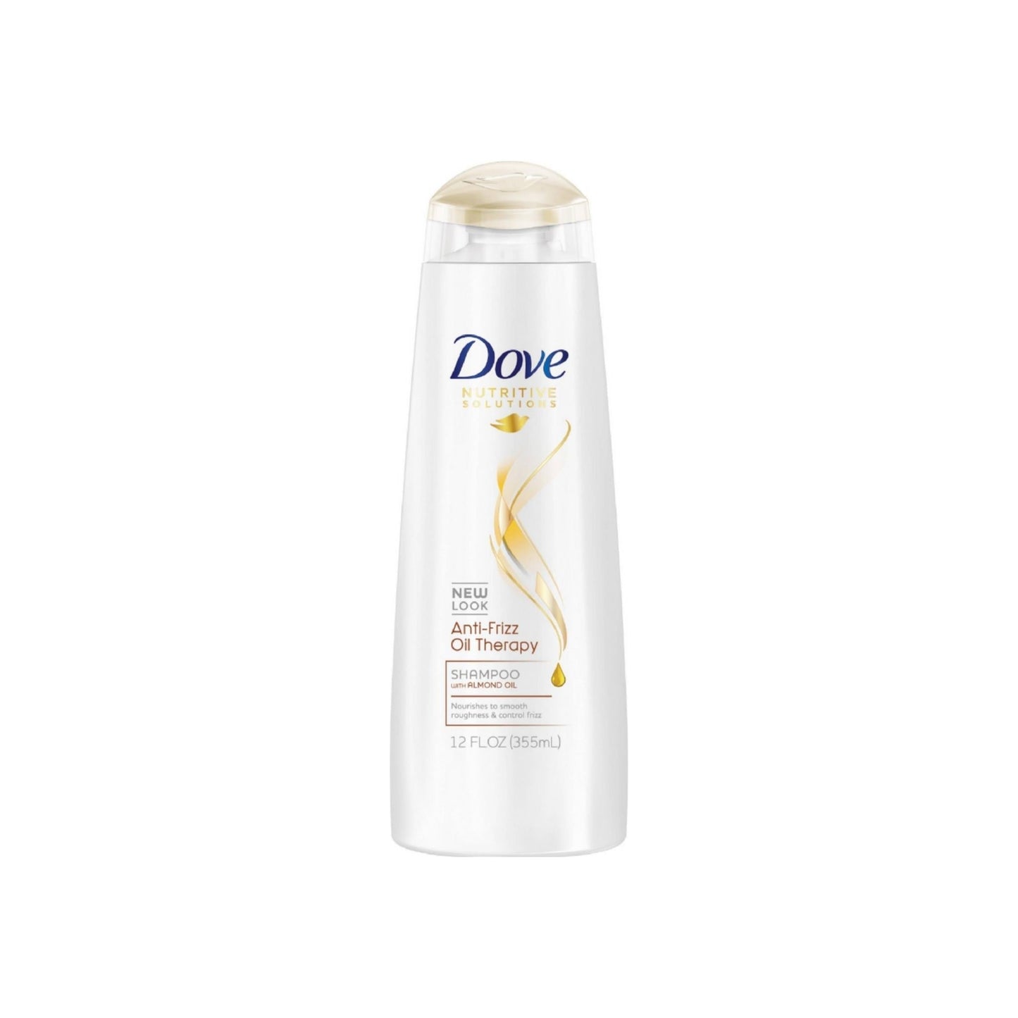 Dove Anti-Frizz Oil Therapy Shampoo With Almond Oil 12 Oz