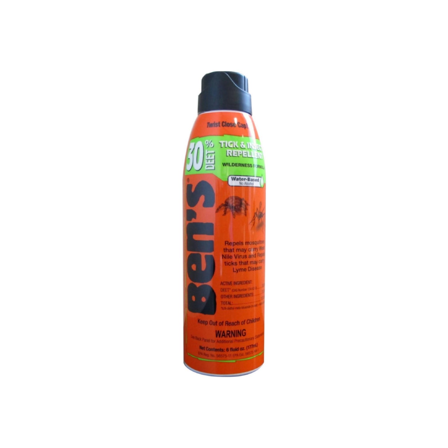 Ben'S 30 Deet Tick & Insect Repellent Wilderness Formula 6 Oz