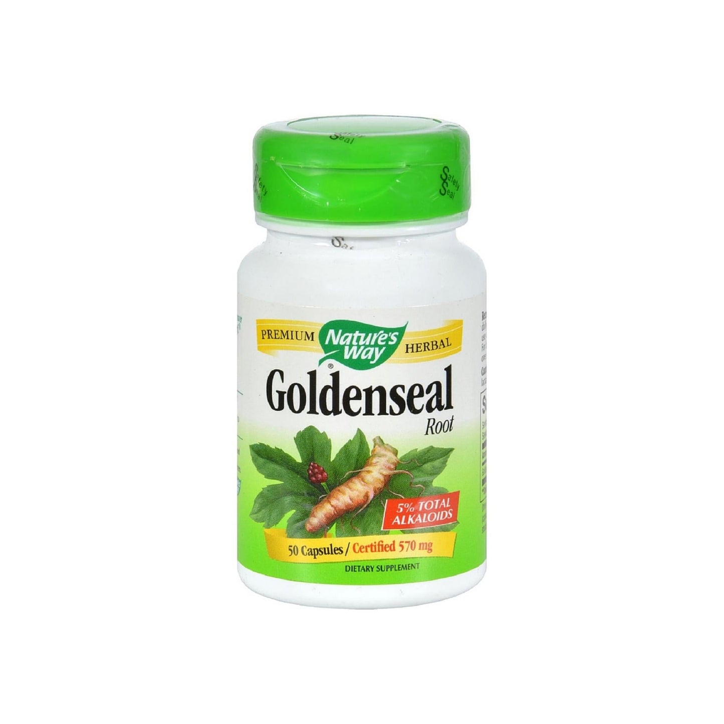 Nature'S Way Goldenseal Root Capsules 570 Mg 50 Ea