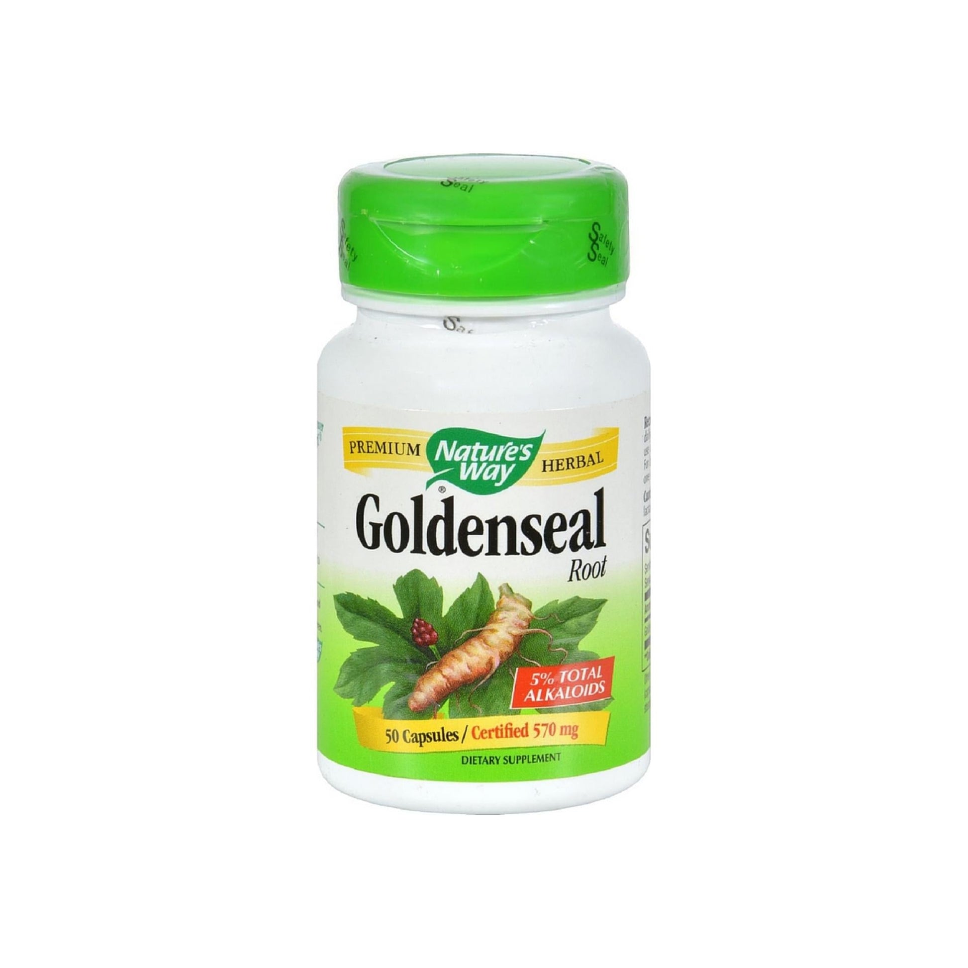 Nature'S Way Goldenseal Root Capsules 570 Mg 50 Ea