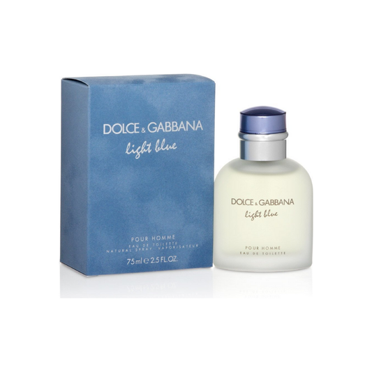 Dolce & Gabbana D & G Light Blue For Men, Eau De Toilette Spray 2.5 Oz