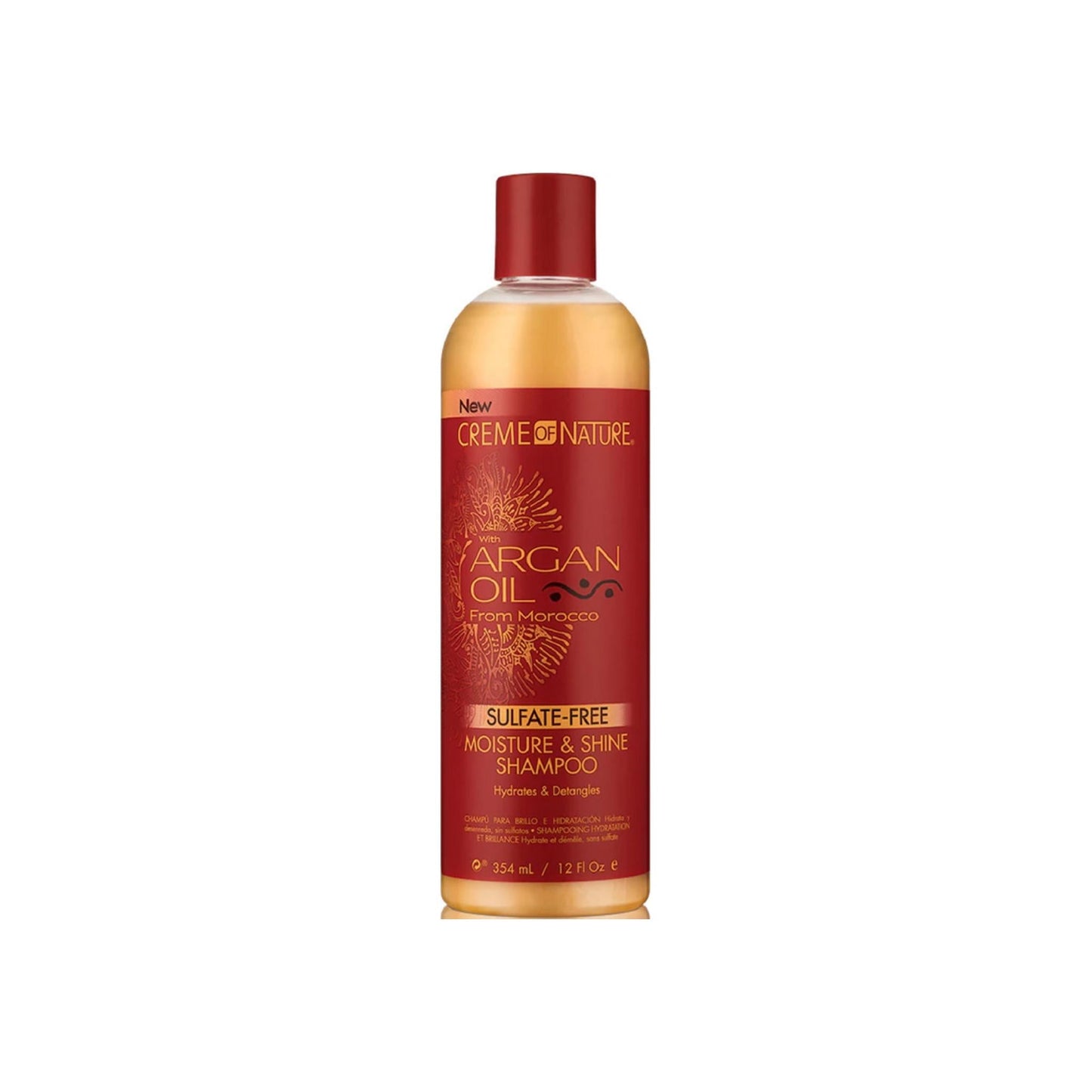 Creme Of Nature Moisture & Shine Shampoo With Argan Oil From Morocco, 12 Oz