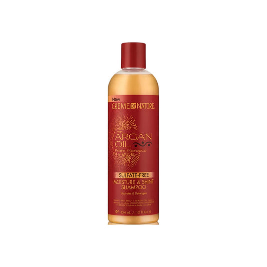 Creme Of Nature Moisture & Shine Shampoo With Argan Oil From Morocco, 12 Oz