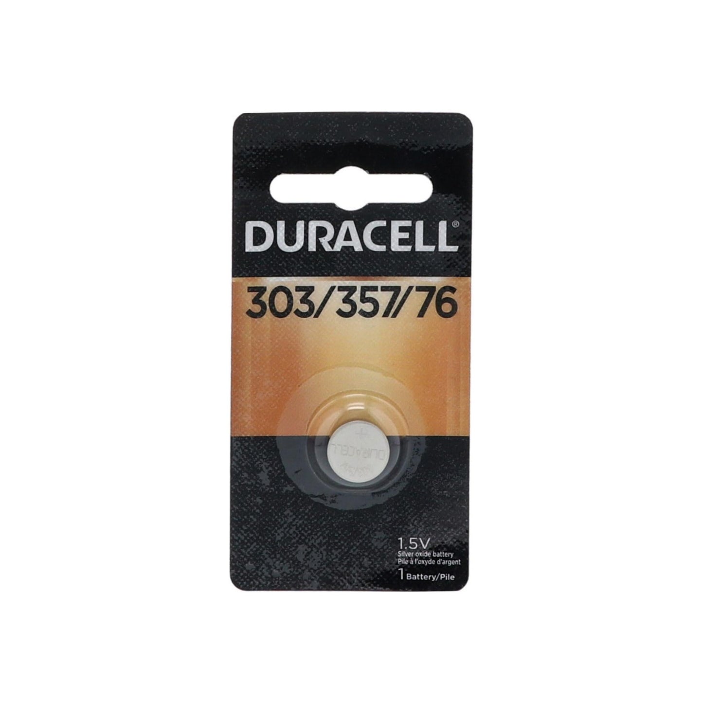 Duracell Silver Oxide Battery Watch/Electronic 1.5 Volt 303/357 1 Each