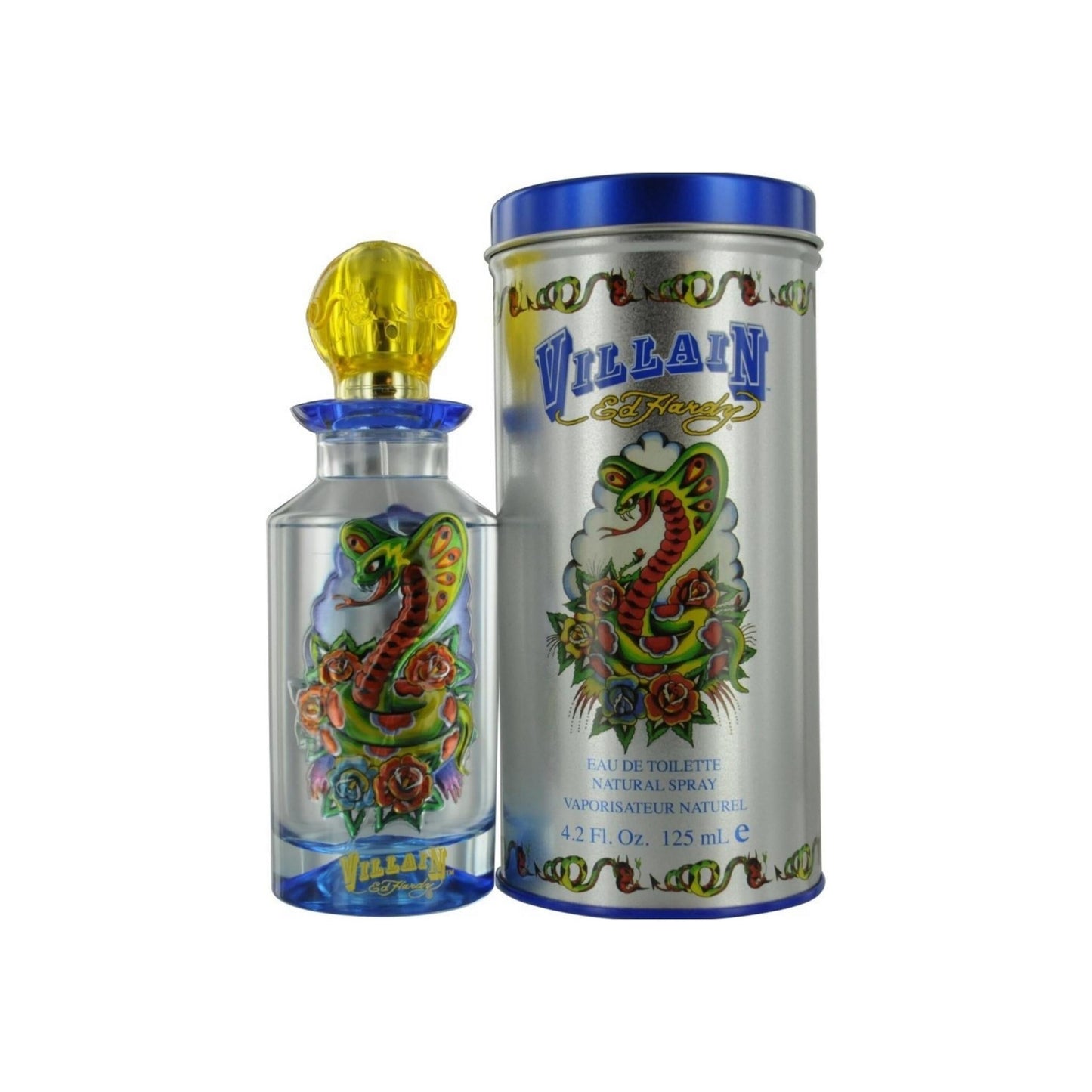 Ed Hardy Villain By Christian Audigier Eau De Toilette Spray For Men 4.2 Oz
