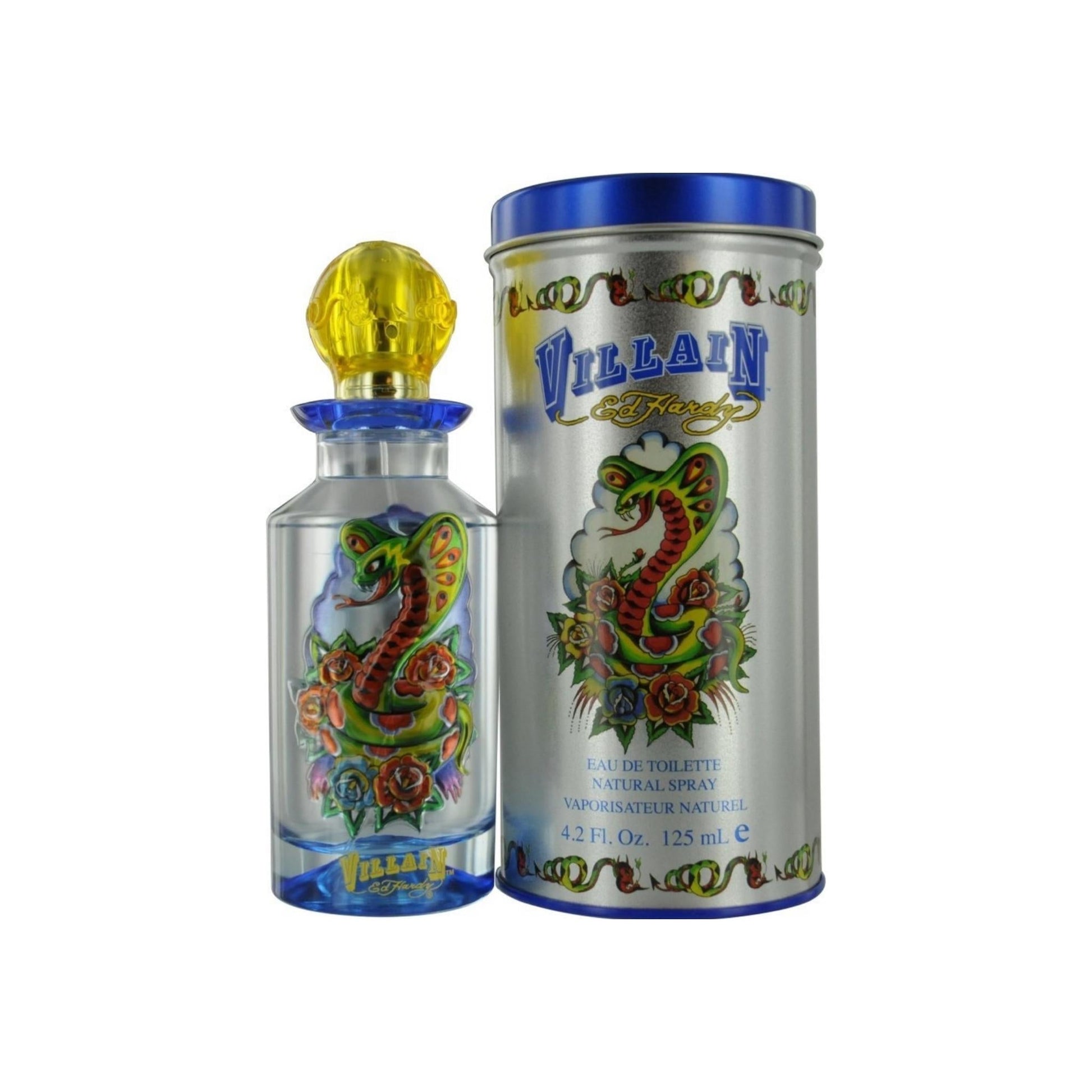 Ed Hardy Villain By Christian Audigier Eau De Toilette Spray For Men 4.2 Oz